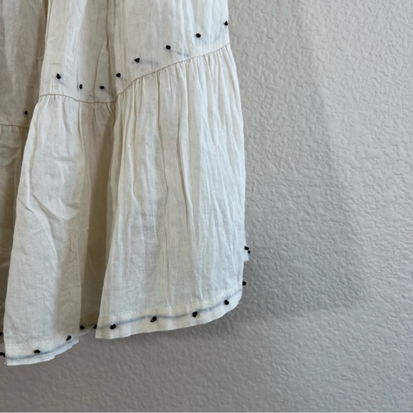 J.Crew M Embroidered Siesta Drop Waist Spaghetti Strap Mini Dress Cream - Picture 6 of 15